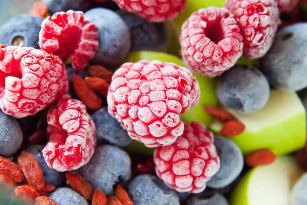 freezing fruits